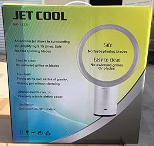 Buy Jet Cool 12" White Bladeless Table Fan Air Multiplier Online at Low ...