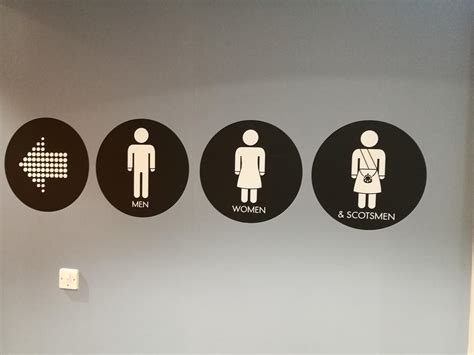 Apparently there are 3 genders in Scotland - Waverly Mall, Edinburgh ...