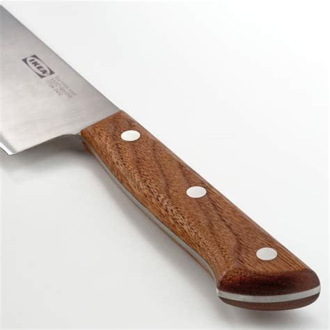 VARDAGEN cook's knife, stainless steel/walnut, 20 cm (8") - IKEA