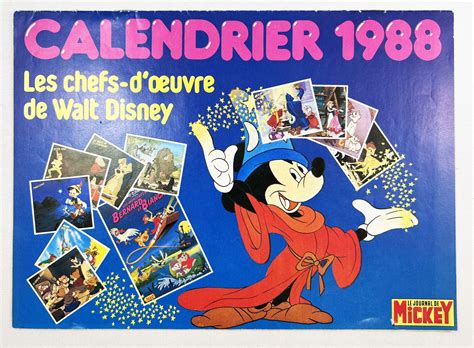 Mickey Magazine - 1988 Calendar