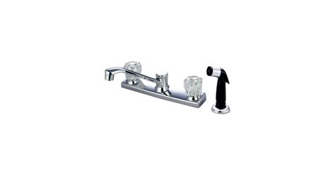 Kingston Brass KB122+ Centerset Kitchen Faucet with Acrylic Knob ...