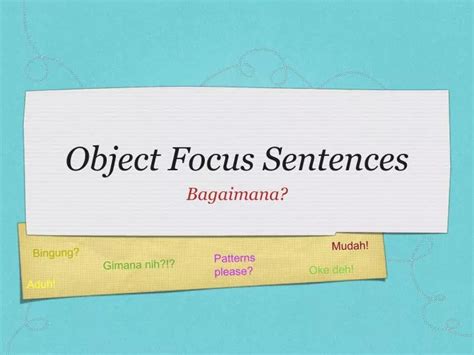 Image result for Object Lesson On Focus