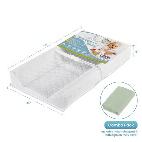 Change Pad LA Baby 4-Sided Waterproof Diaper Changing Pad, 32" With ...