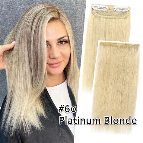 Thick Clip In 100% Human Hair Pad Piece Real Remy Hair Topper Hair ...