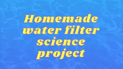 Image result for Filter Science Project