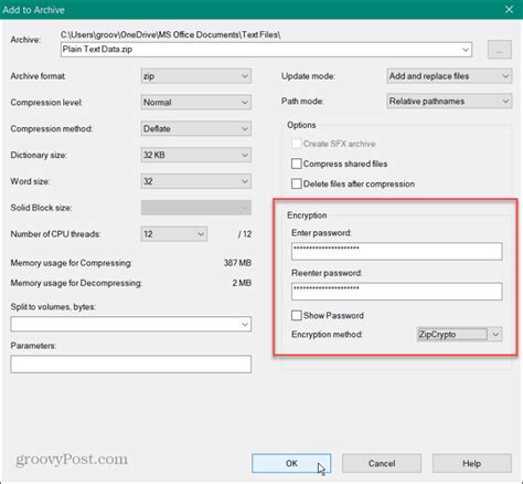 Image result for How to Password Encrypt a File
