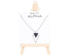 Buy Salty Alpha Twin Apex Neck Chain for Men & Boys | Stainless Steel ...
