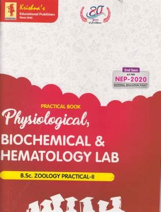 Practical Book, Physiological, Biochemical & Hematology Lab (B.Sc ...