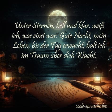 21 wunderschöne Gute Nacht Liebesgedichte