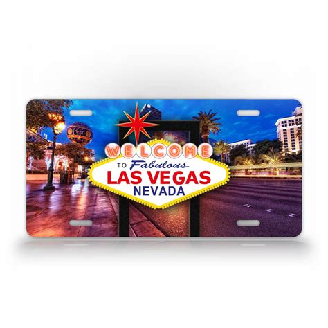 Welcome To fabulous Las Vegas Nevada Photo License Plate ...