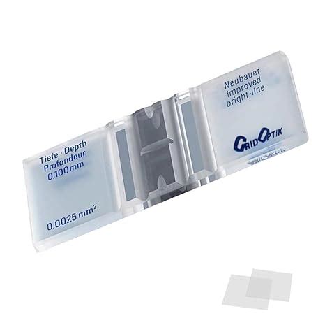 Improved Neubauer Hemocytometer,Cell Counting Chamber with Bright Line ...