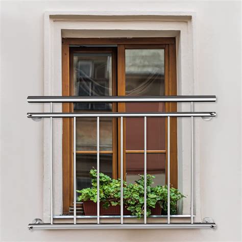 Buy এলজেডকিউ স্টেইনলেস স্টিল ব্যালকনি রেলিং বার রেল রেল বার ফরাসি ...