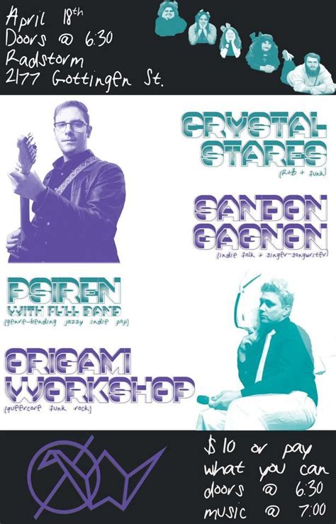 Psirens "Anhedonia" release show feat. Sandon Gagnon, Crystal Stares ...