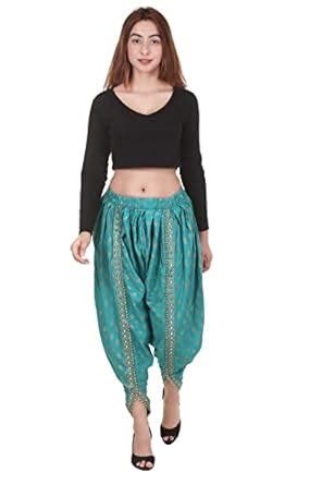 Buy DONSON Women Printed Cotton/Rayon Linen Full Length Lace Printed ...