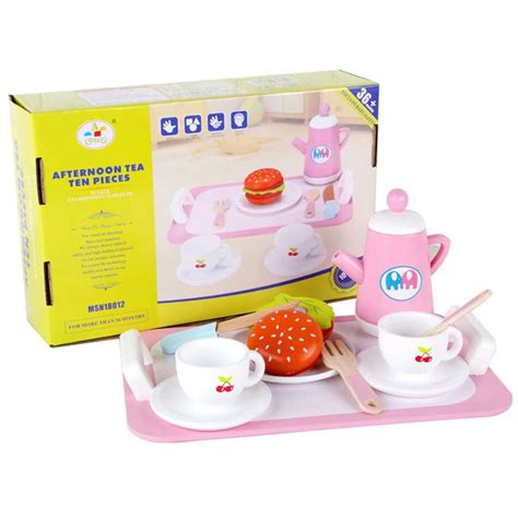 Wooden Tea Party Kitchen Set for Kids – DOD Kart