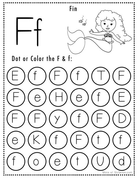 Free Letter F Printable: Fun Alphabet Activity - Printables for Everyone