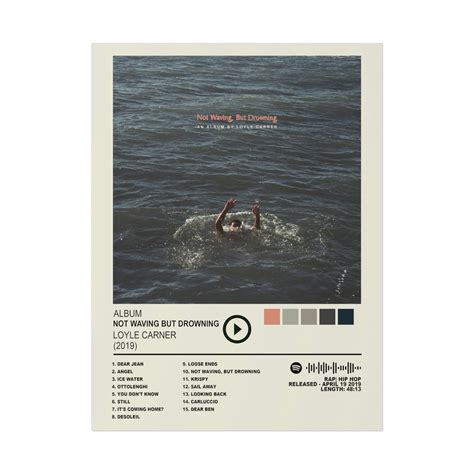 Loyle Carner Poster | Not Waving, But Drowning | Loyle Carner Playlist ...