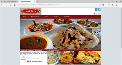 Image result for ASP.NET Project Restaurant App