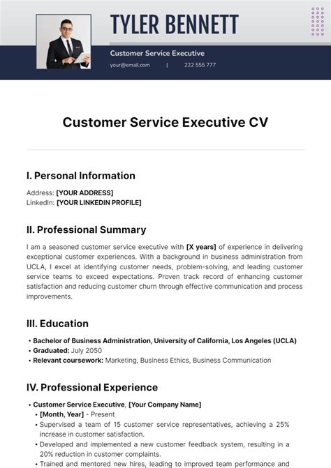 Image result for Insurance Customer Service CV Template