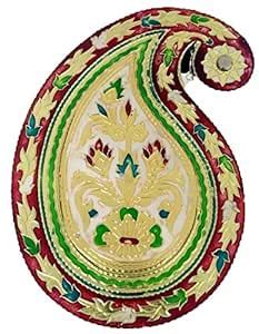 Buy RN EXPORT handicraft dry fruit box 1-piece,gold 9x6 inch Online at ...