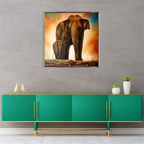 Power of Elephant Vastu Canvas Paintings for Good Luck and Harmony ...