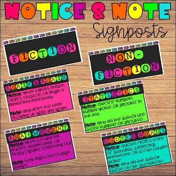 Image result for Notice and Note Signposts Technical Language