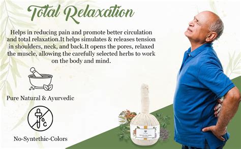 Seer Secrets 100% Natural Ayurvedic Herbal Manual Massager Potli, Pain ...