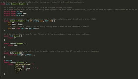 Image result for Create Immutable Class in Java