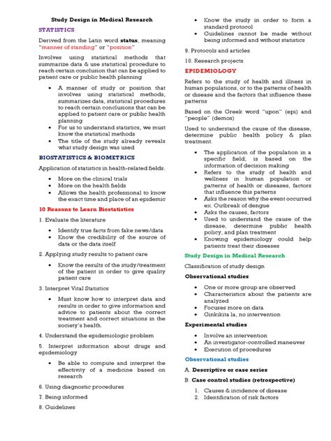 Study Designs for Health 的图像结果