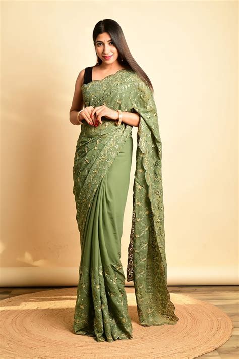 Party wear saree for unmarried girl 2022-2021 - Anaya Designer Studio