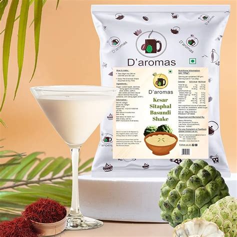 Kesar Sitafal Basundi Milk Shake Premix Powder – Daromas