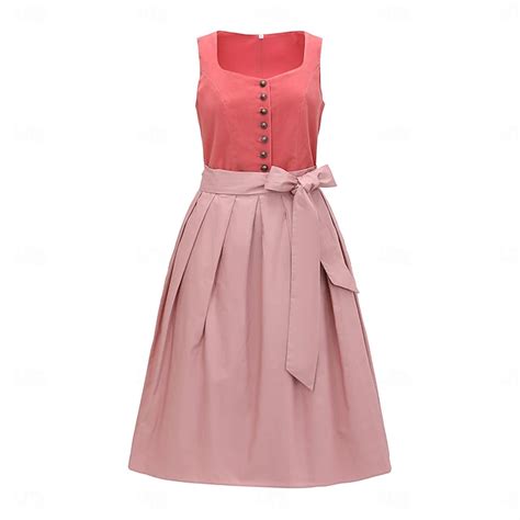 Oktoberfest Dress Dirndl Maid Bavarian German Munich Wiesn Women's ...