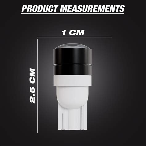 Allextreme EXRT102W T10 Led Parking Light Projector Pilot Light ...