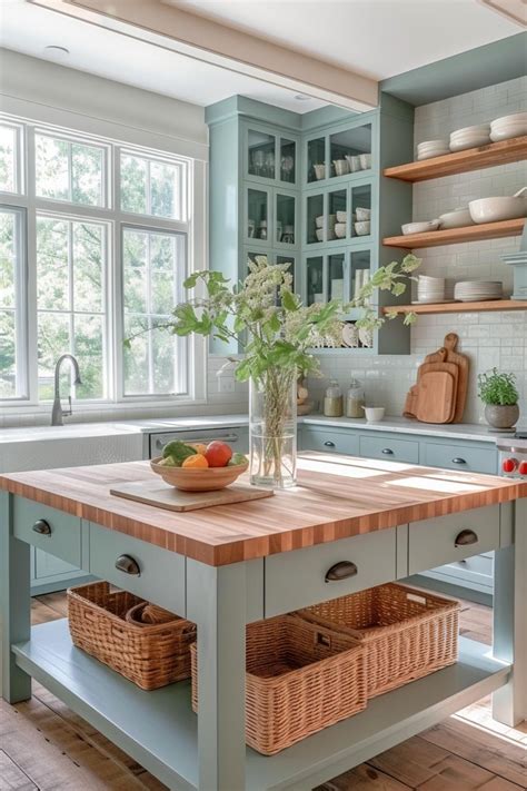 36 Stylish Butcher Block Island Ideas to Enhance Your Space | Farmhouse ...