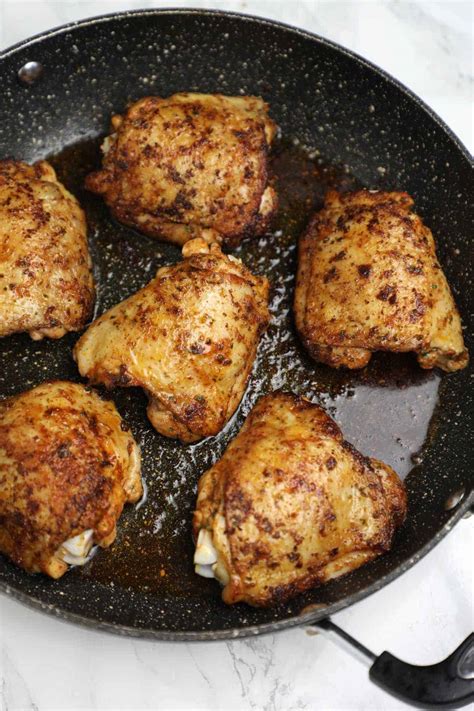 Pan Fried Chicken Thighs