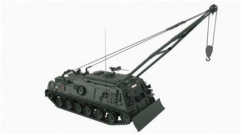M88A1 Armored Recovery Vehicle ARV 3D Model $70 - .skp .3ds .stl - Free3D