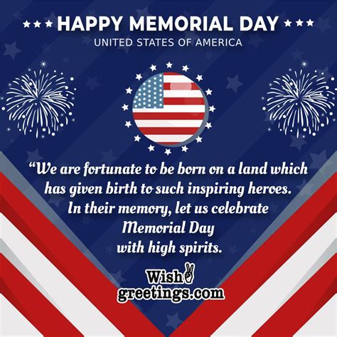 Memorial Day Wishes Messages - Wish Greetings