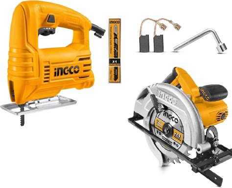 INGCO Circular Saw and Jig Saw Combo Kit : Amazon.in: Industrial ...