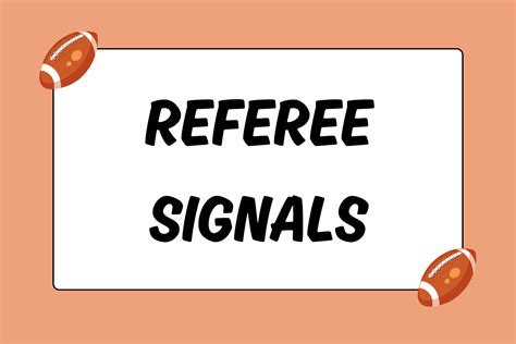Image result for Soccer Referee Hand Signals