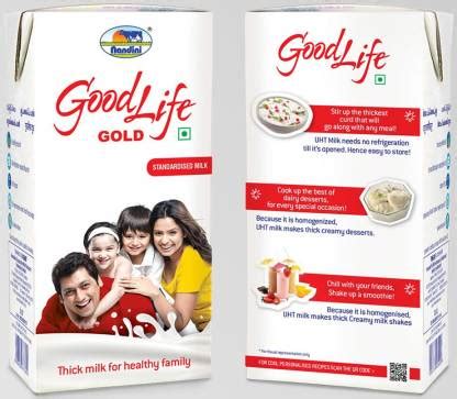 Nandini Goodlife Gold Homogenised Standardised Milk Price in India ...