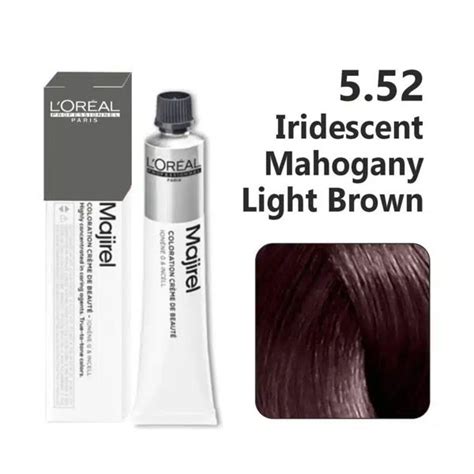 Buy L'oreal Paris Majirel - 5.52 (Iridescent Mahogany Light Brown ...