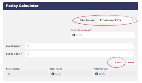 Parlay Calculator for Sports Betting Odds, Winnings, and Payouts - SportsLine.com Background Aesthet