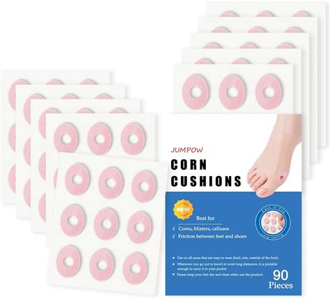 Amazon.com: JUMPOW 90 Pcs Corn Cushions Callus Pads, Corn Removers for ...