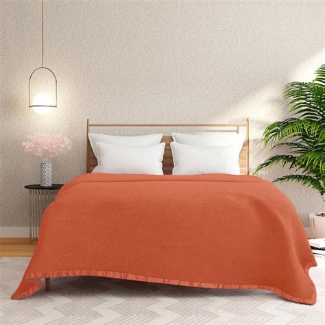 Buy PORTICO Unwind Fleece Double Blanket from Portico at just INR 1499.0