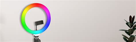 Amazon Basics 12-inch RGB Ring Light with Mini Tripod Stand