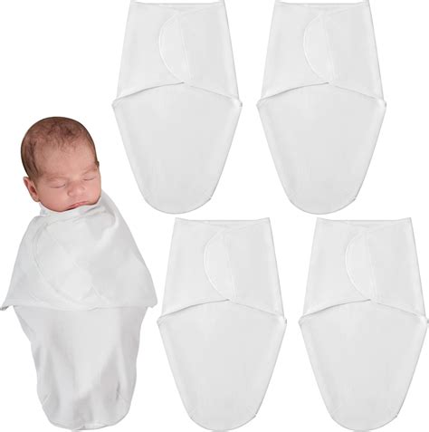 Amazon.com: Newwiee 4 Pcs Preemie Baby Swaddle Preemie Swaddle Wrap ...