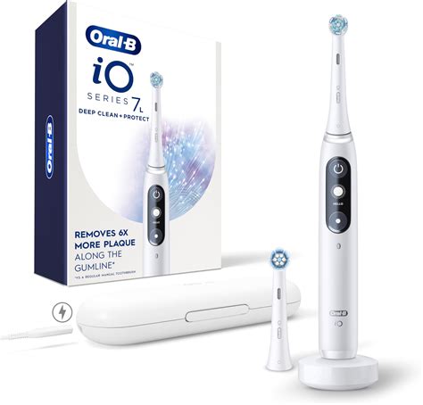 Amazon.com: Oral-B iO Deep Clean + Whiten Rechargeable Electric Toothbrush with Visible Pressure ...