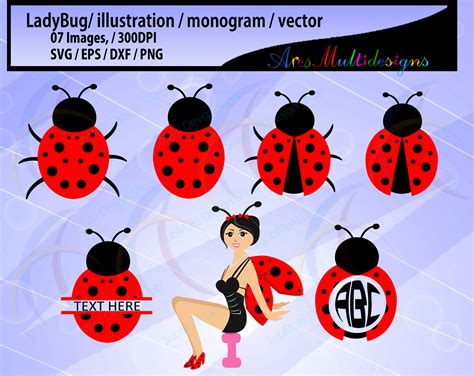 Cute Lady Bug Clipart