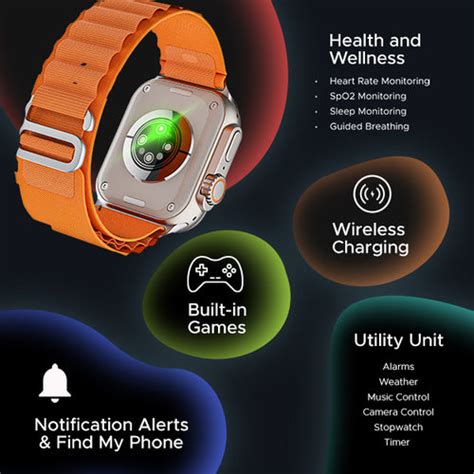 boAt Wave Genesis Pro | Smartwatch with 1.96" AMOLED Display, Premium