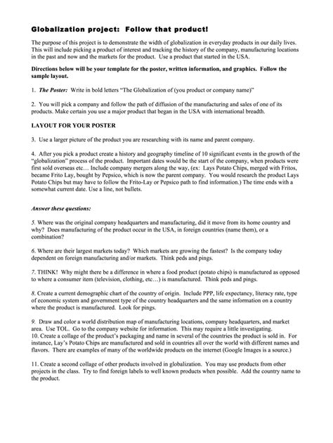 Image result for Globalisation Class 12 Political Science Project